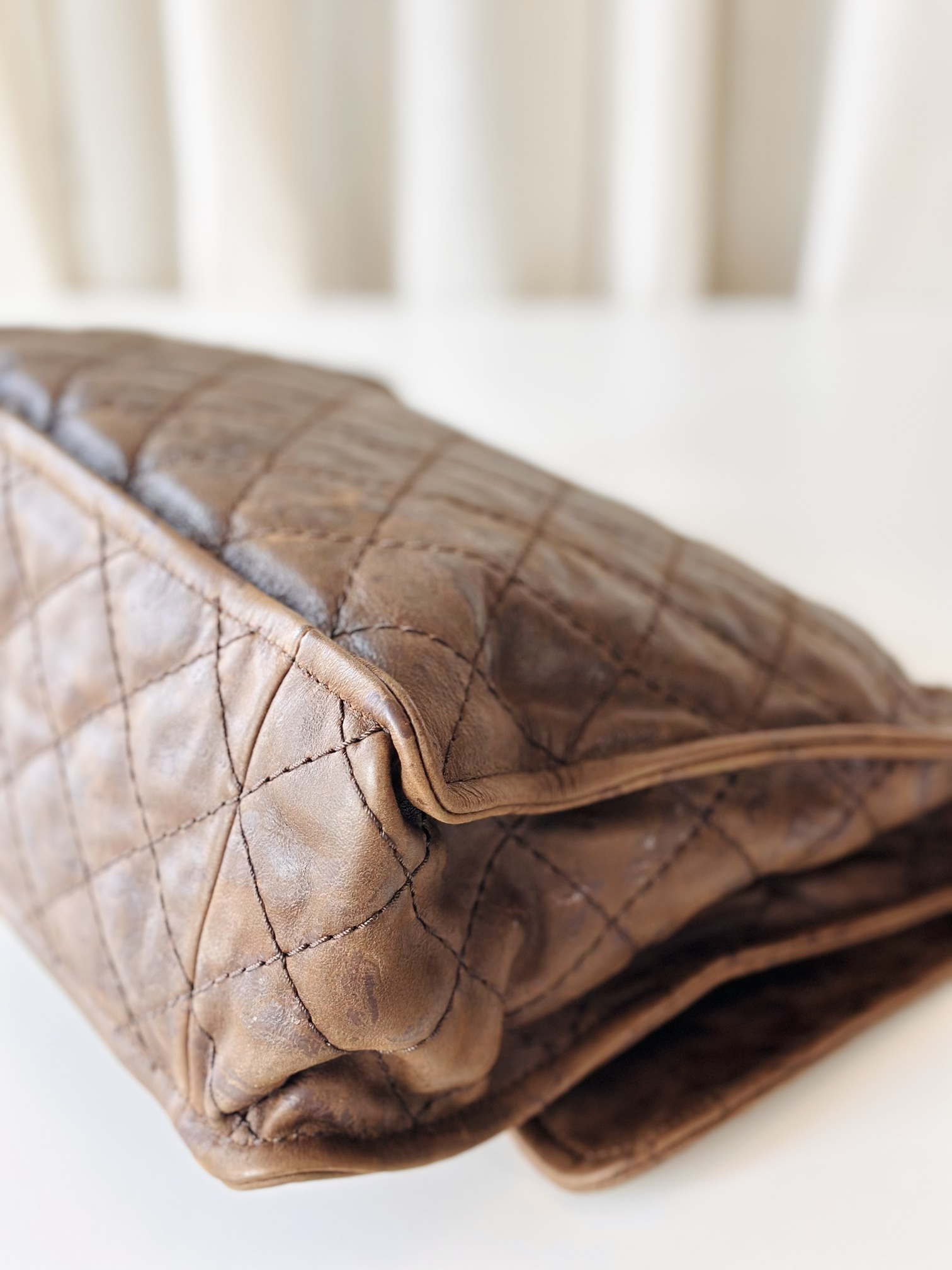 Chanel single flap bag Paris-Edinburgh collection - Image 9