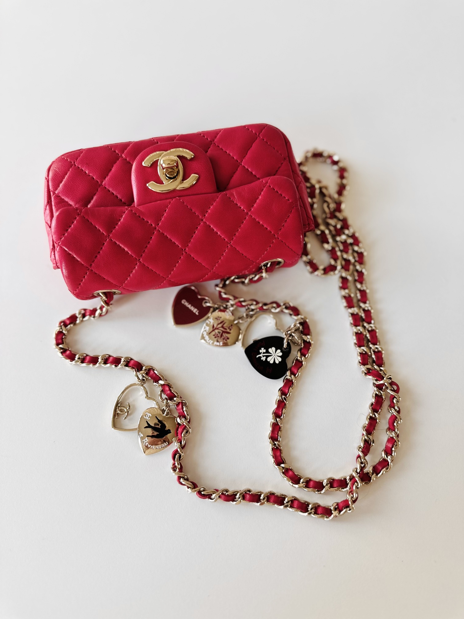 Chanel mini rectangular valentine collection - Image 5