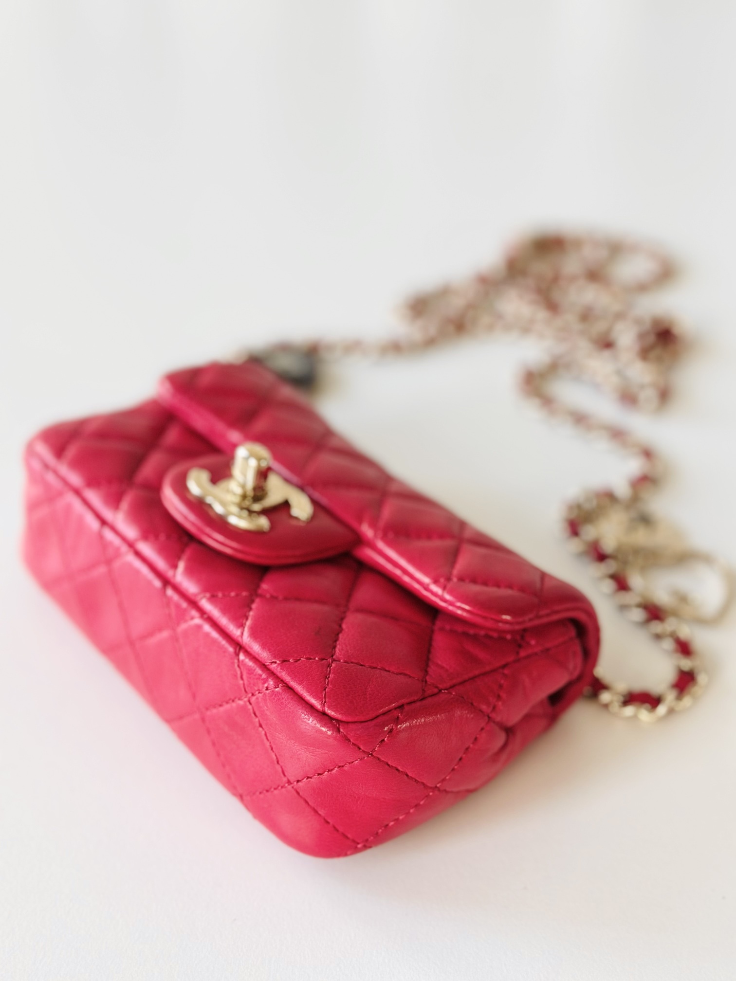 Chanel mini rectangular valentine collection - Image 9