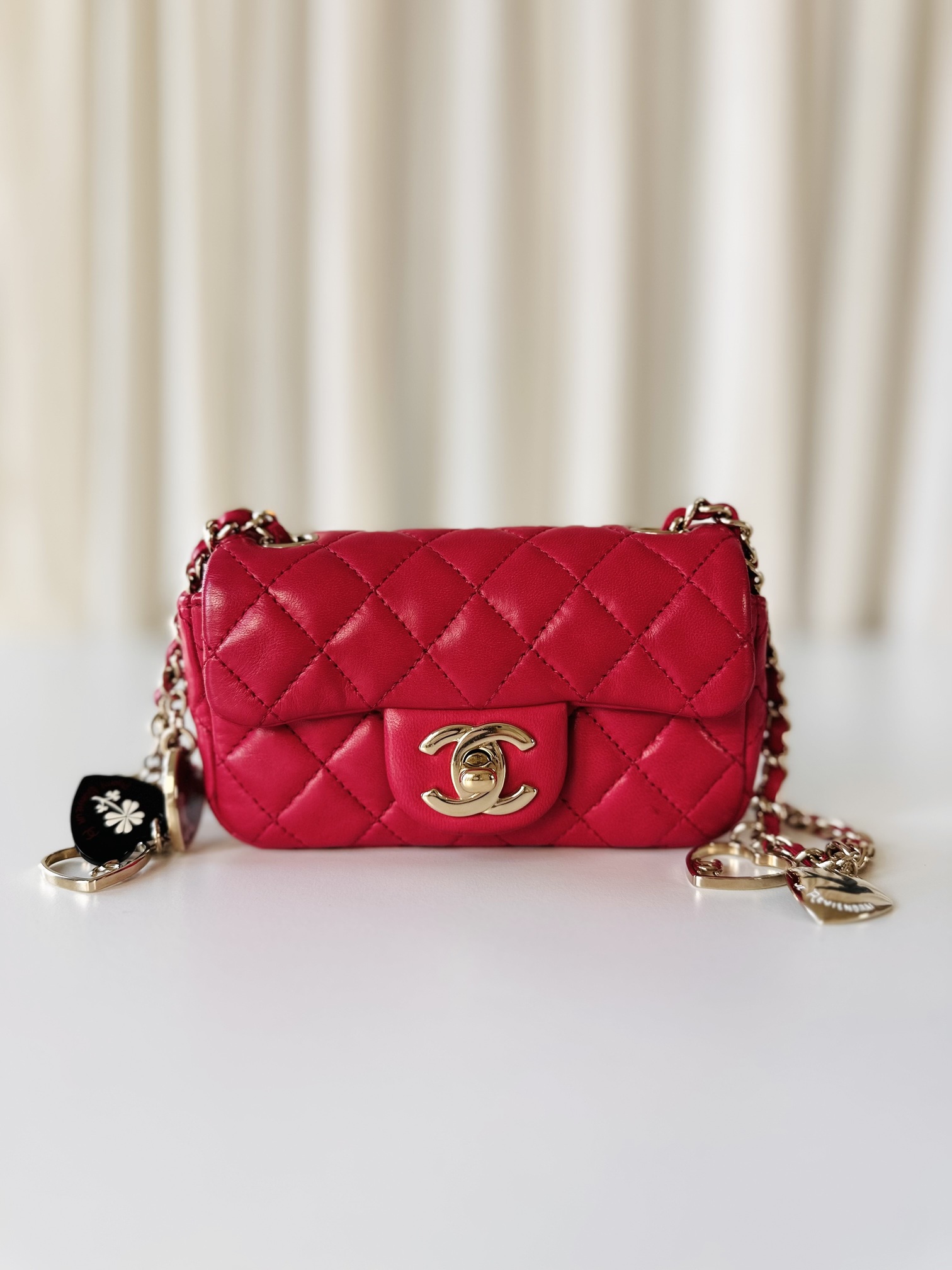 Chanel mini rectangular valentine collection