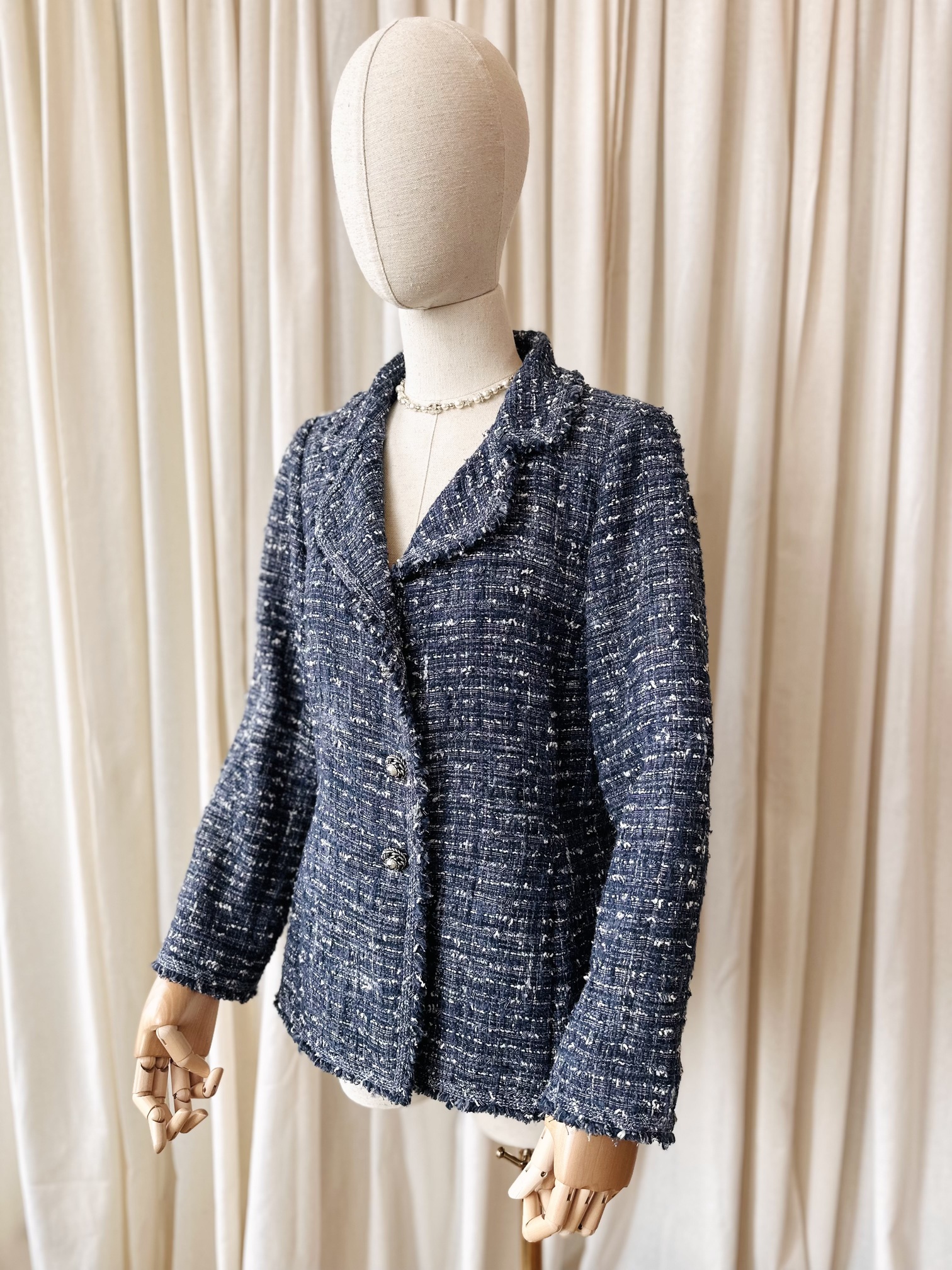 Chanel navy jacket - Image 2