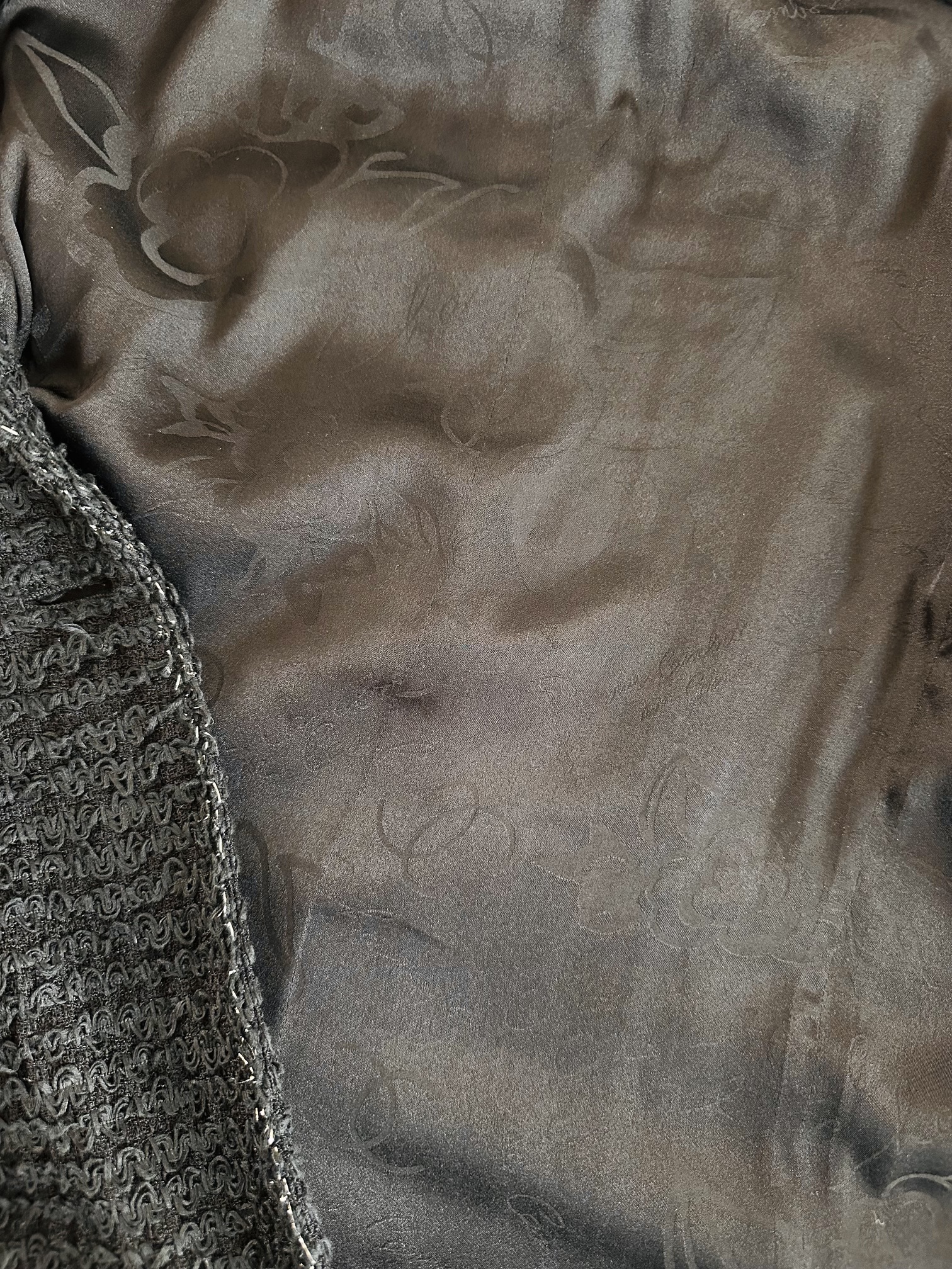 Chanel tweed black jacket - Image 7