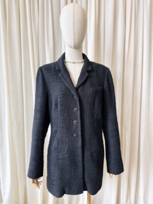 Chanel tweed black jacket