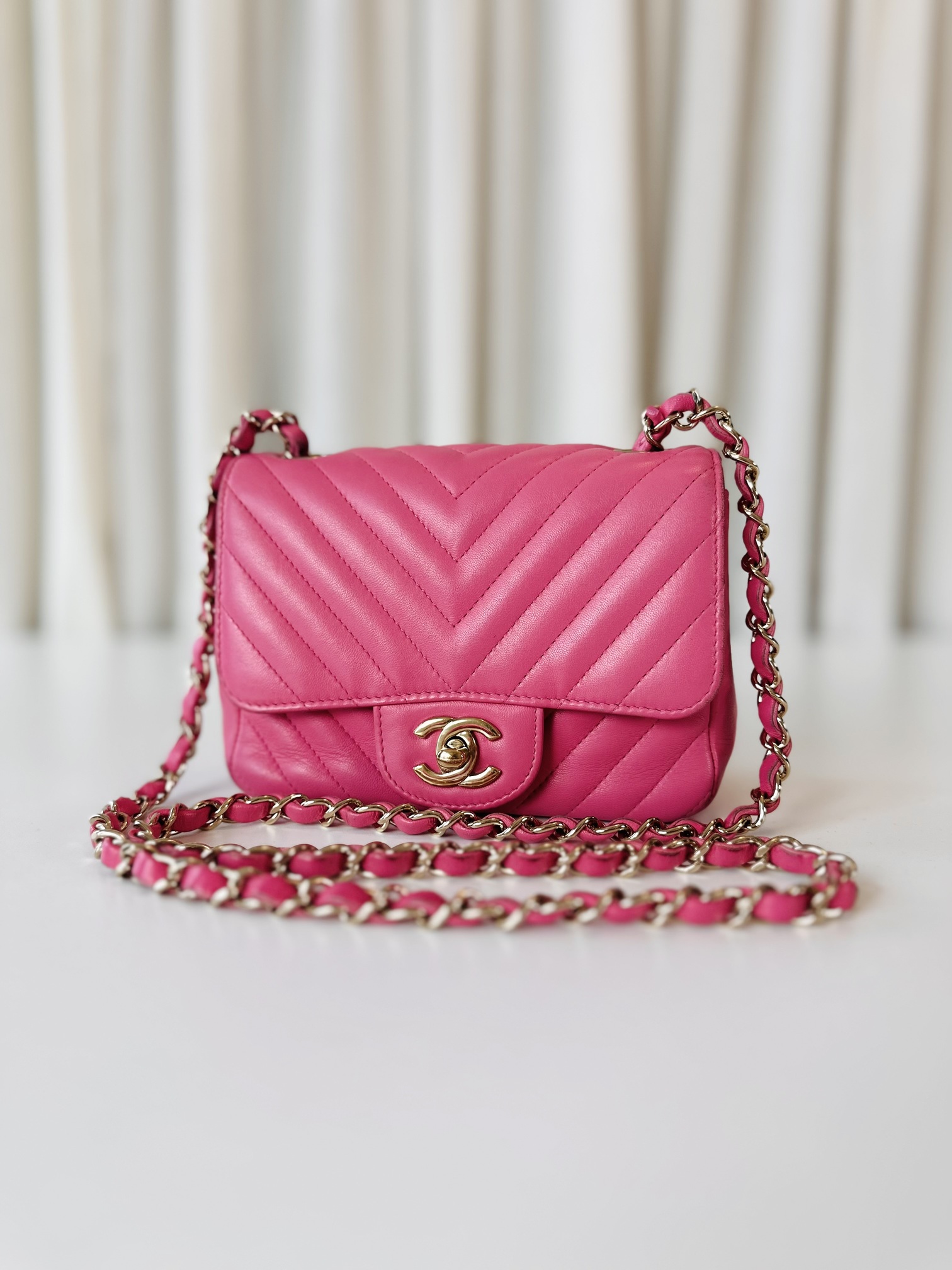 Chanel mini square pink - Image 3