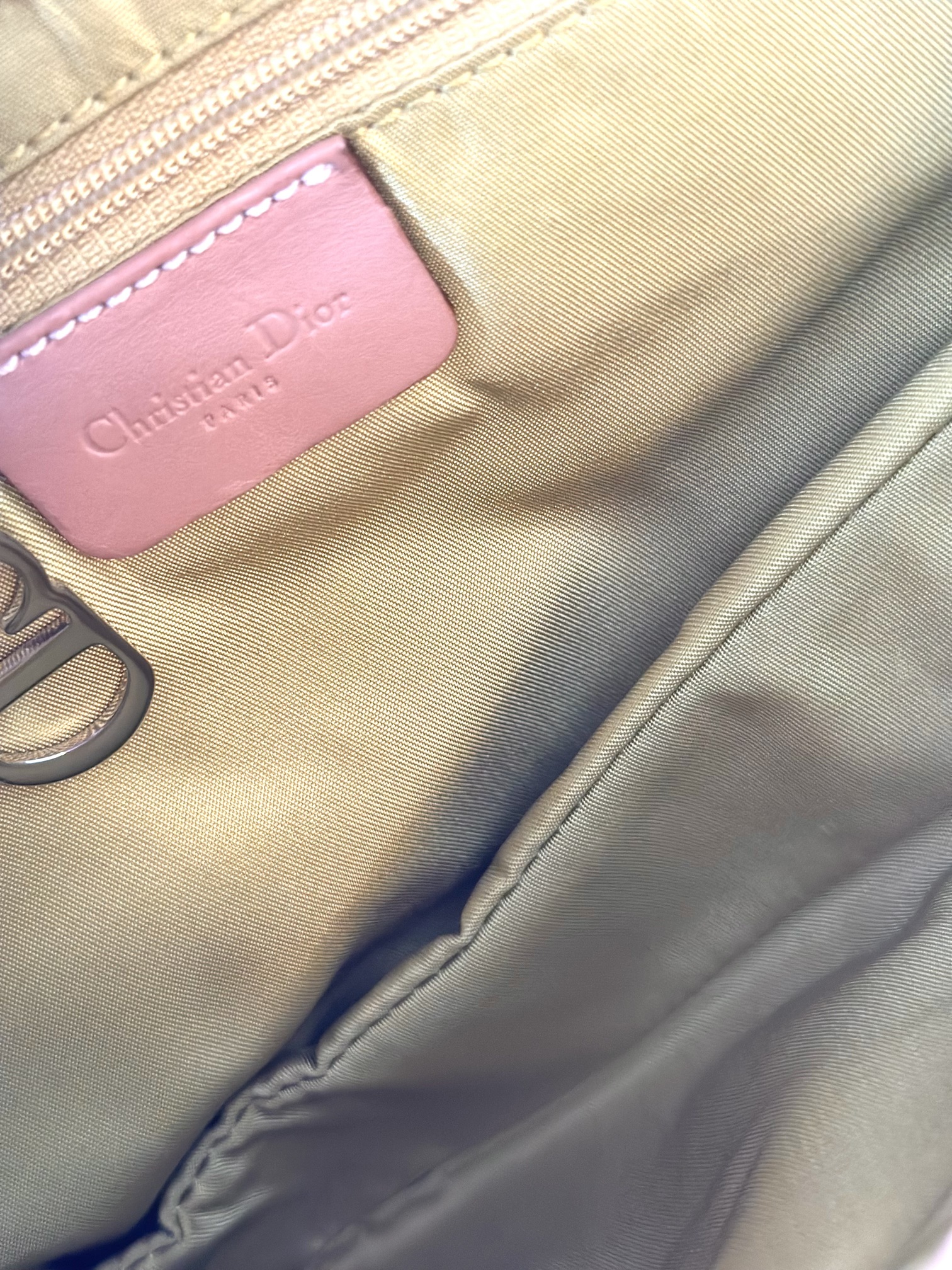 Dior vintage saddle bag denim - Image 14