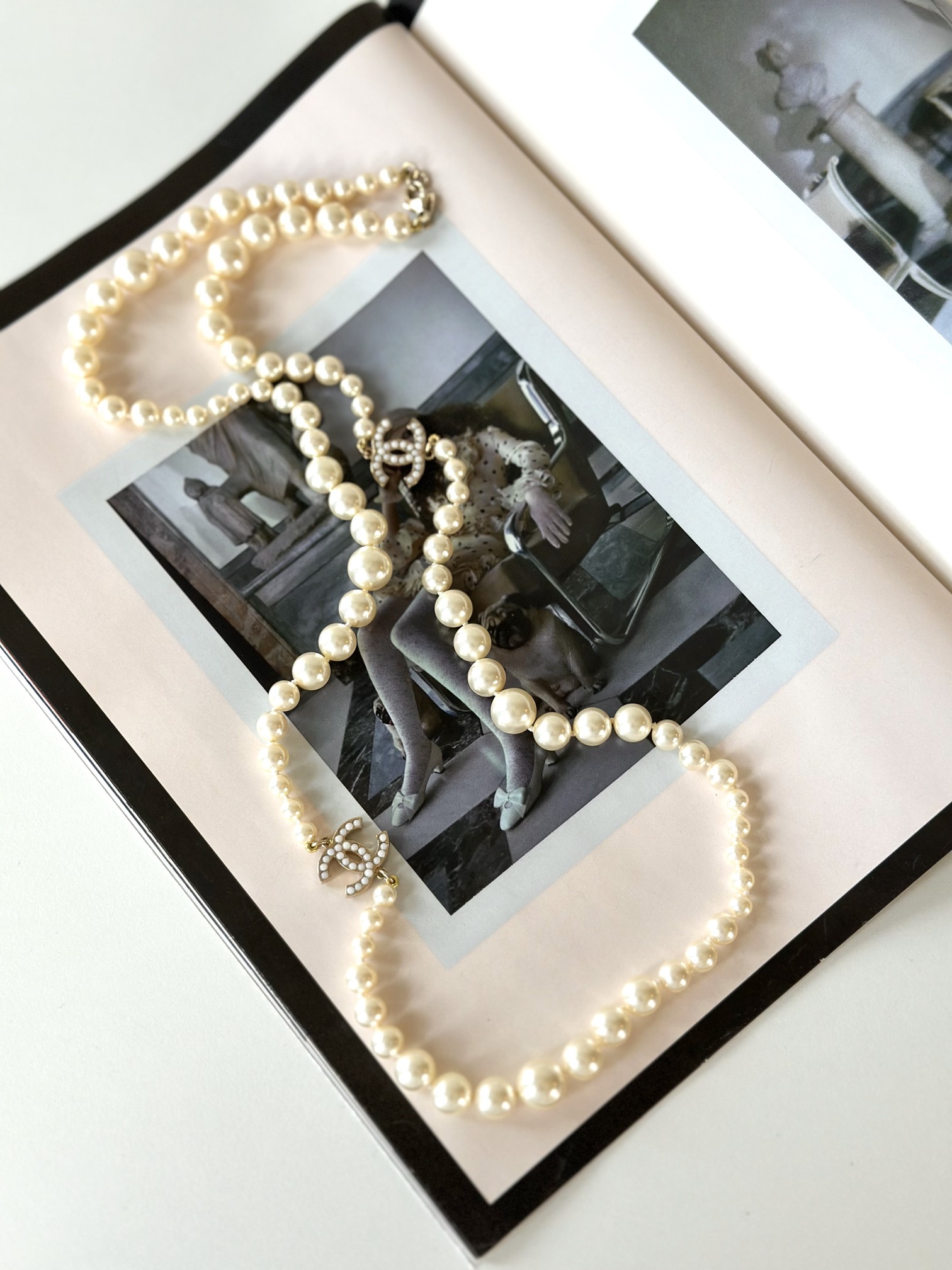 Chanel pearl necklace