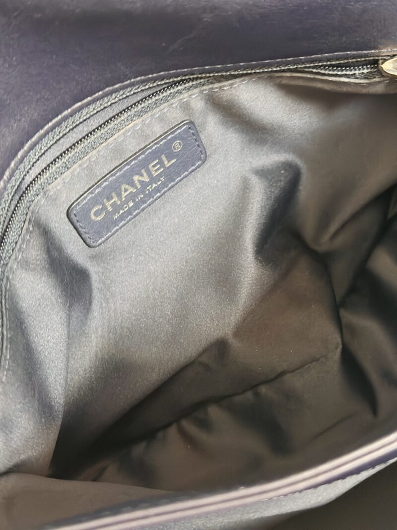 Chanel patent single flap bag - Image 6