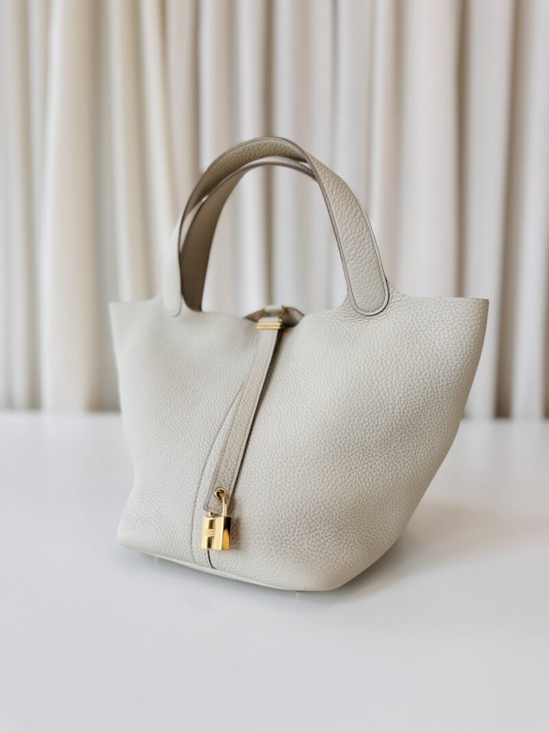 Hermes Picotin 22 Beton - Image 10