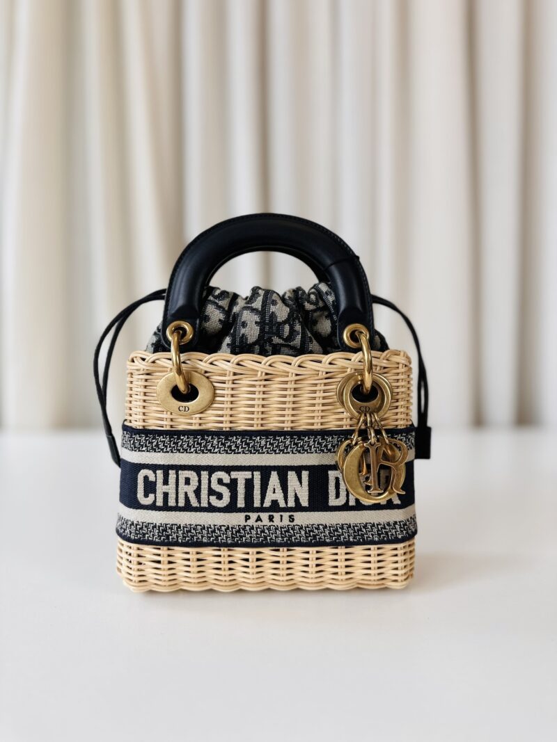 Lady Dior wicker small