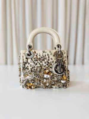 Lady Dior mini crystal