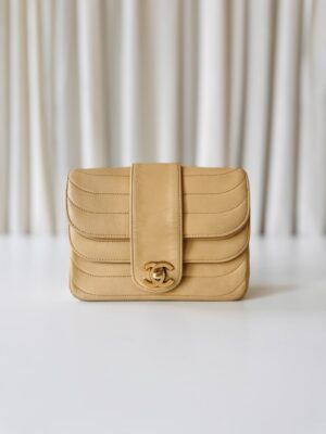 Chanel beige mini square