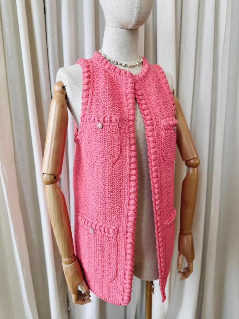 Chanel gilet pink - Image 3