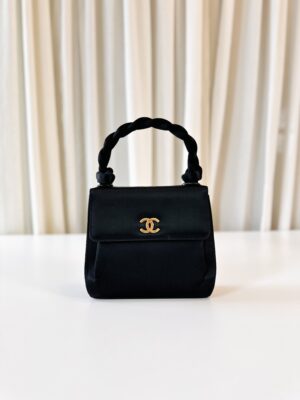 Chanel satin handbag