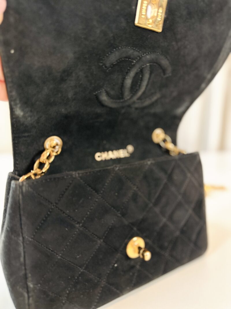 Chanel suede full flap + wallet - Image 7
