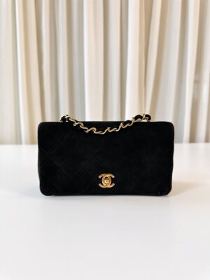 Chanel suede full flap