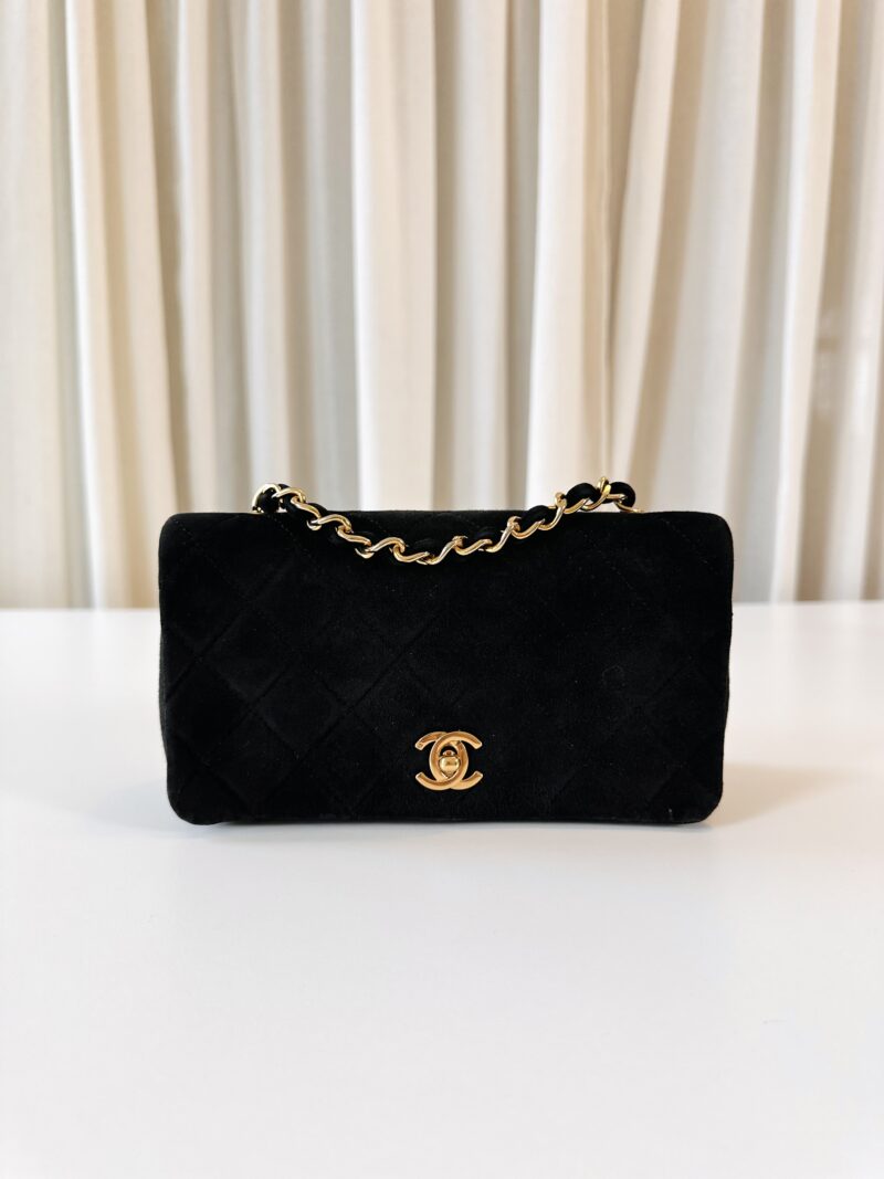 Chanel suede full flap