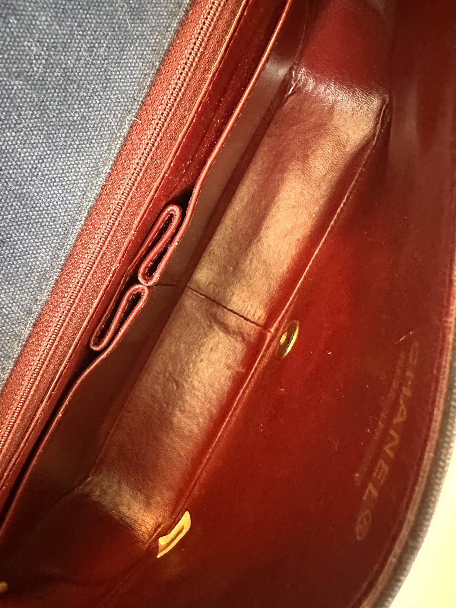 Chanel fabric full flap bag - Image 12