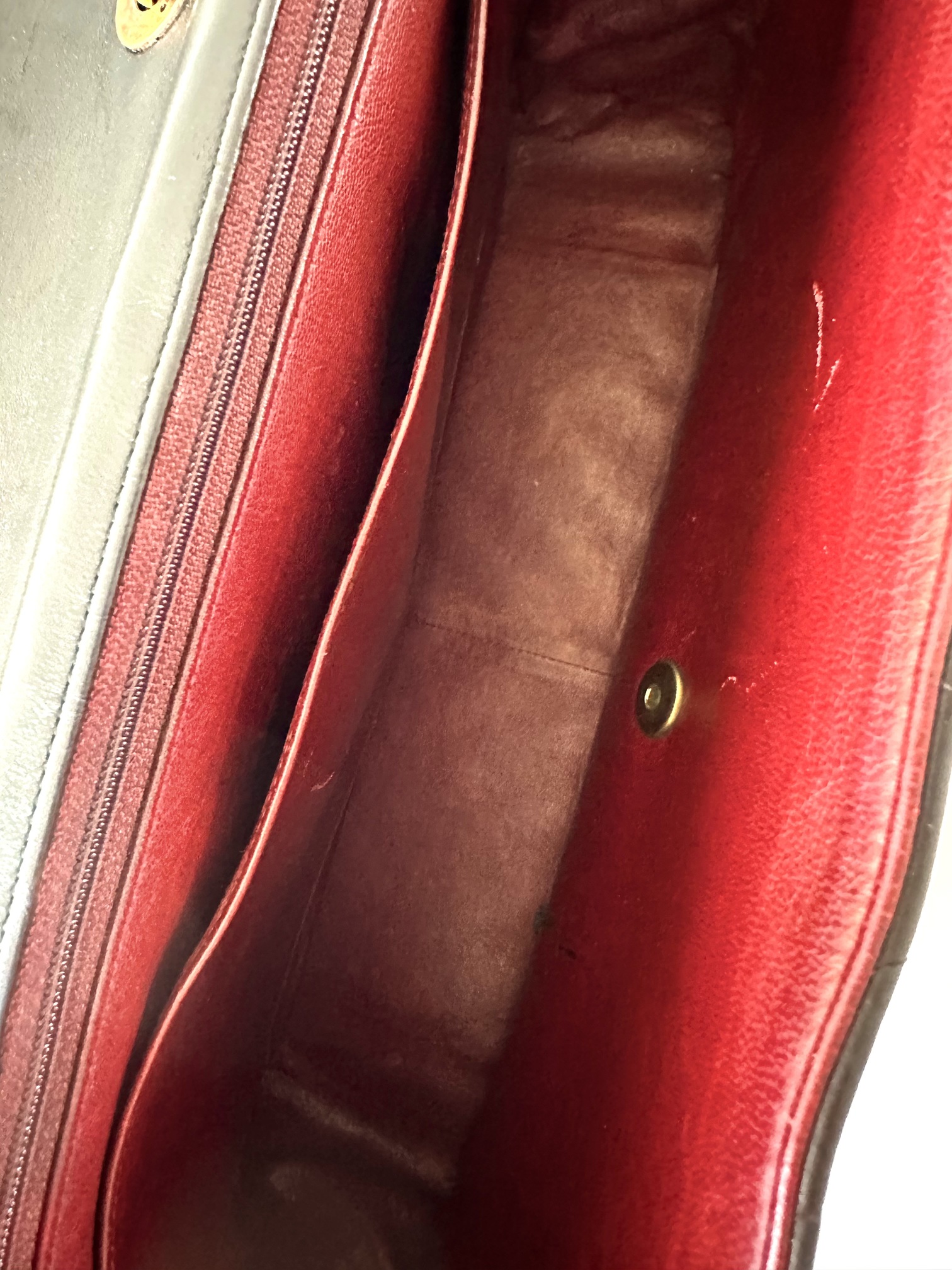 Chanel chevron Jumbo Maxi - Image 11