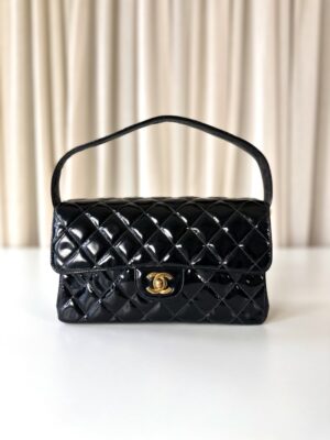 Chanel patent double face