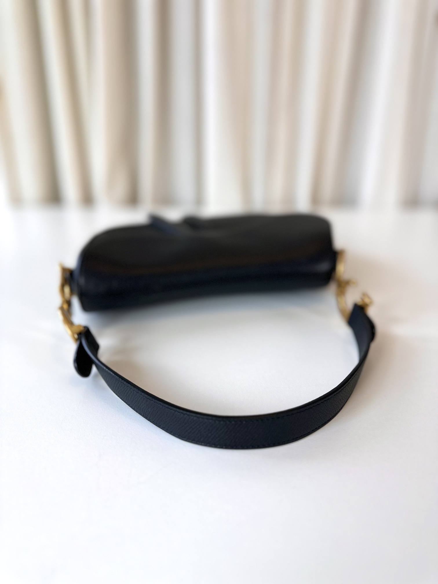 Dior black saddle bag medium - Image 6