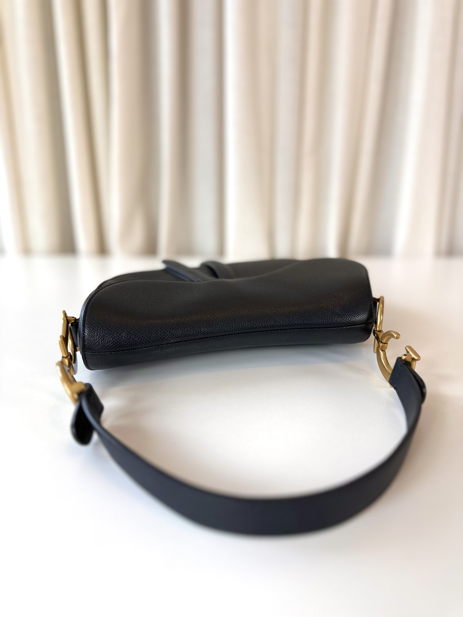 Dior black saddle bag medium - Image 7