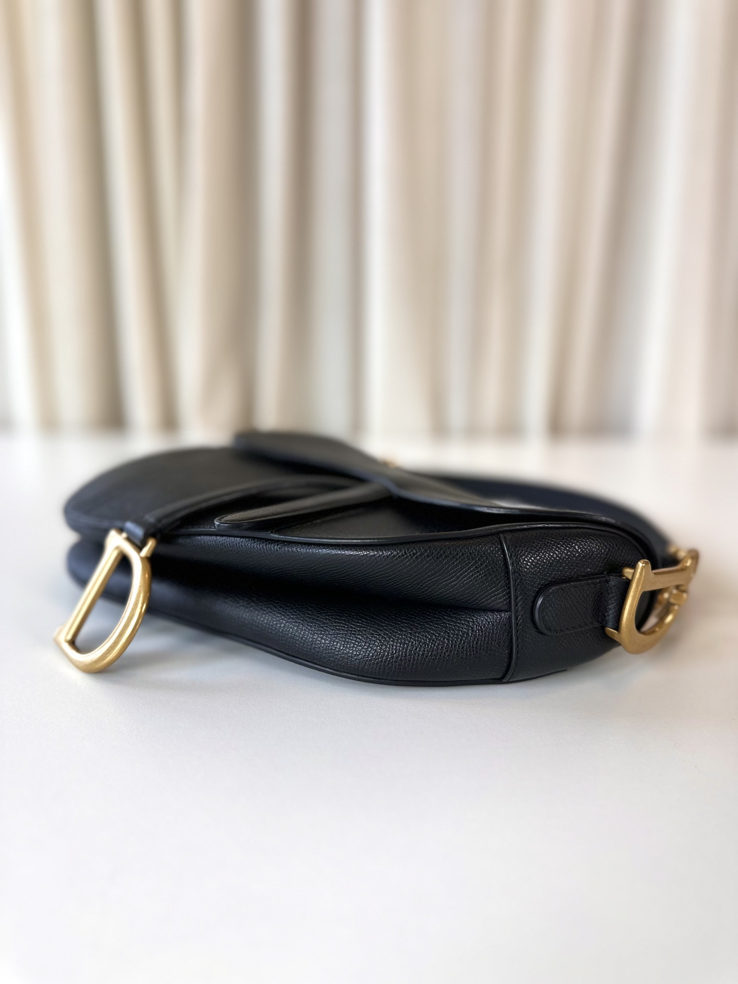 Dior black saddle bag medium - Image 8