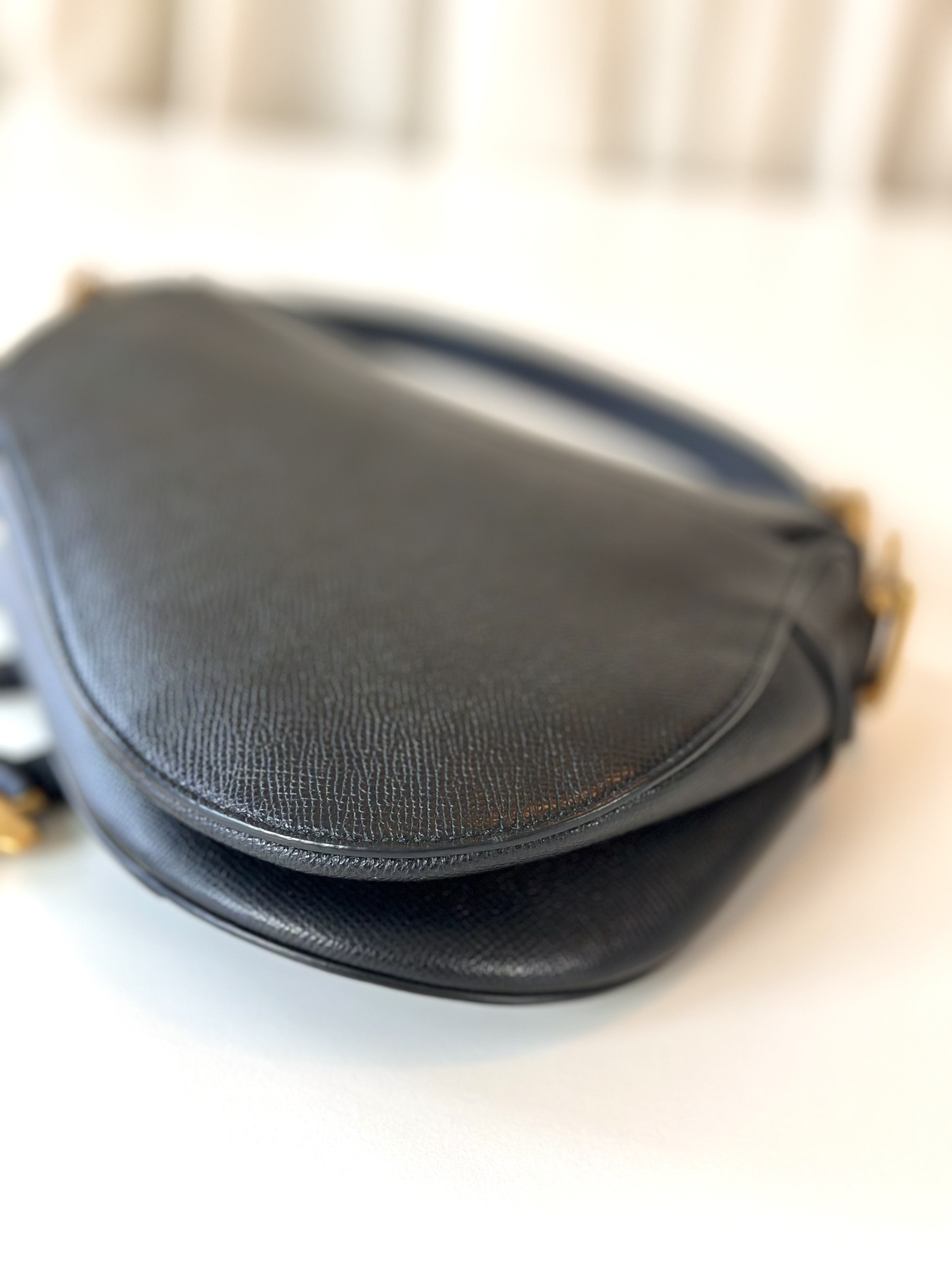 Dior black saddle bag medium - Image 10