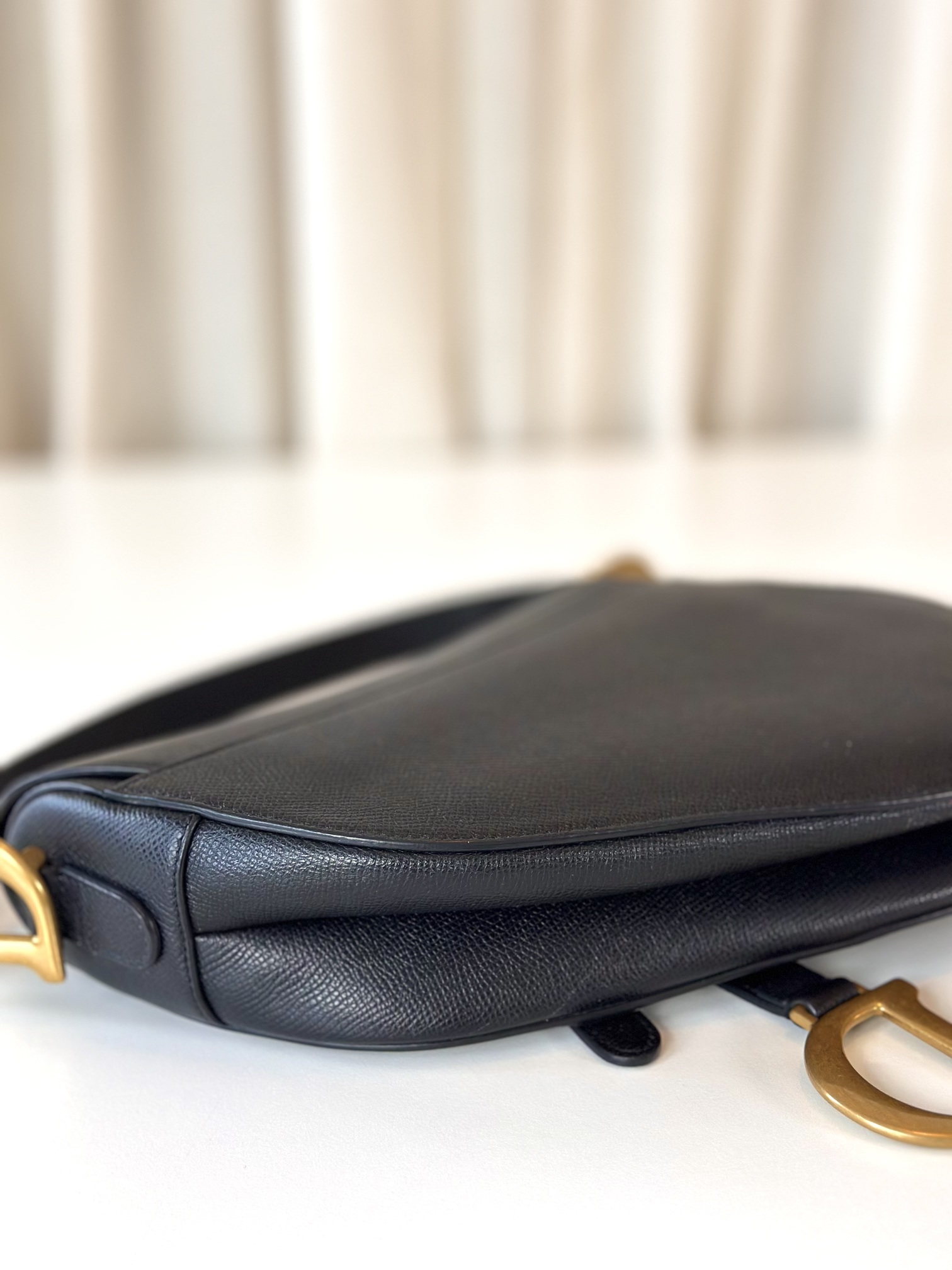 Dior black saddle bag medium - Image 11