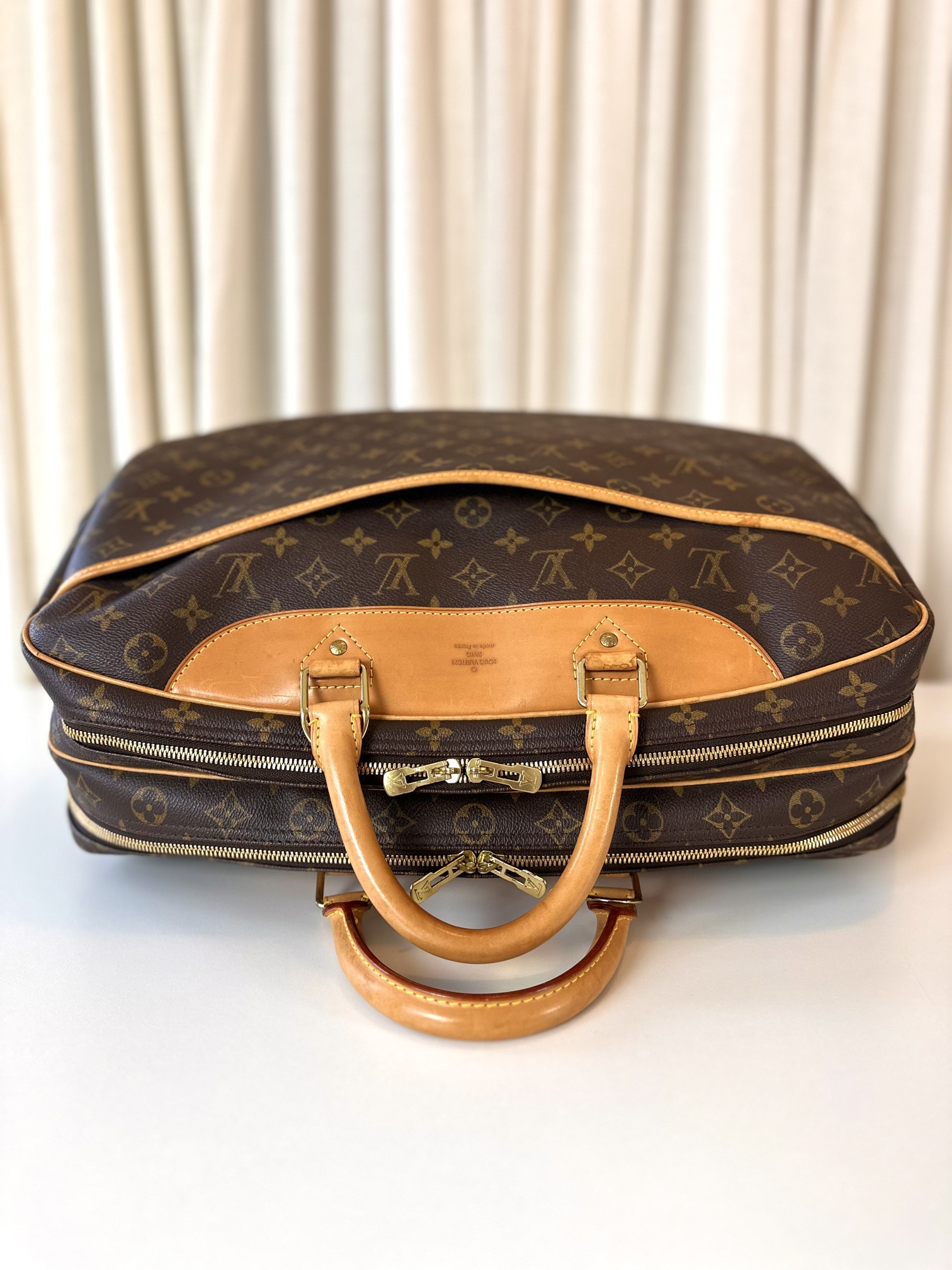 Louis Vuitton monogram travel bag + strap - Image 4