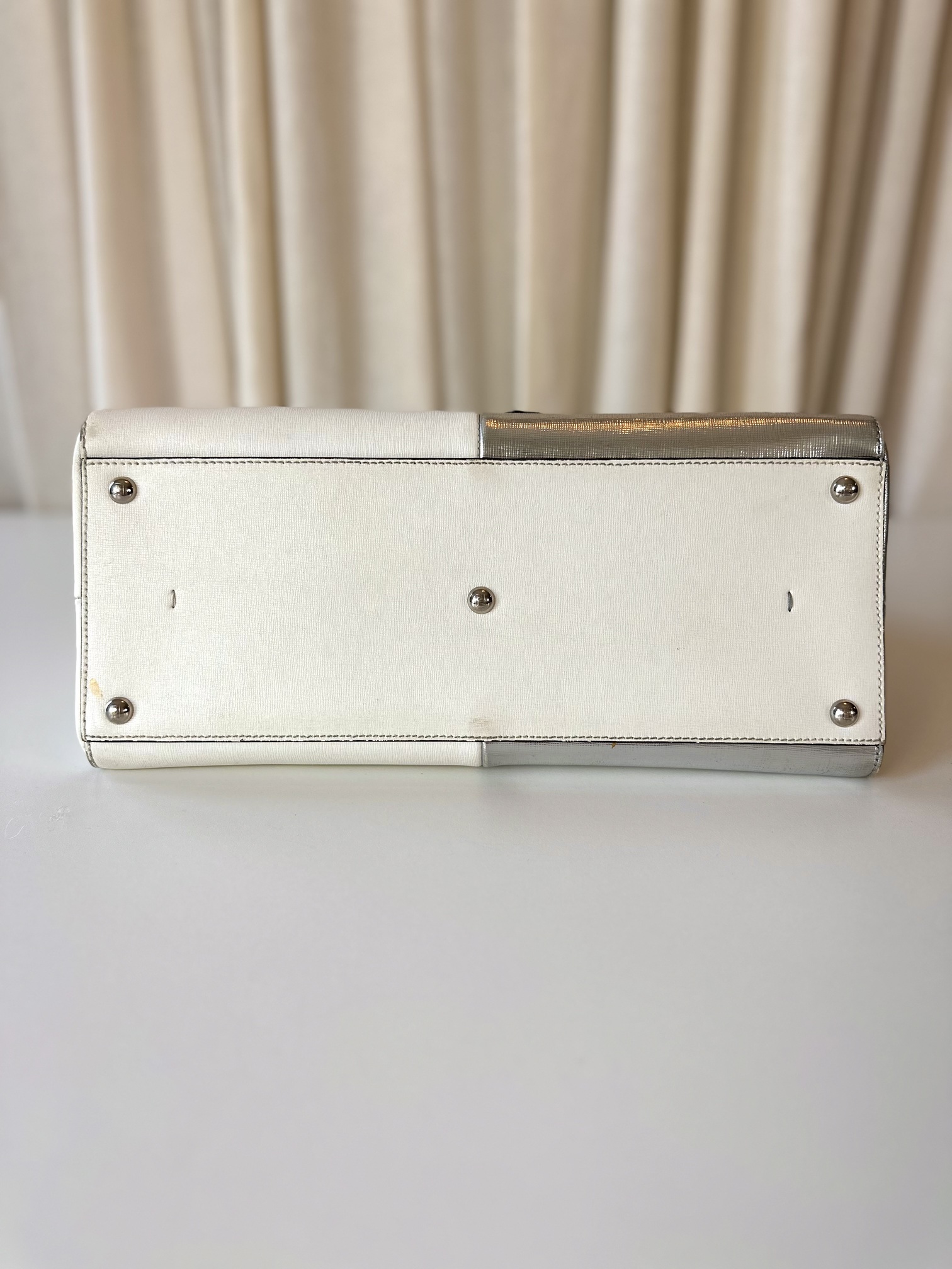 Fendi silver handbag - Image 6