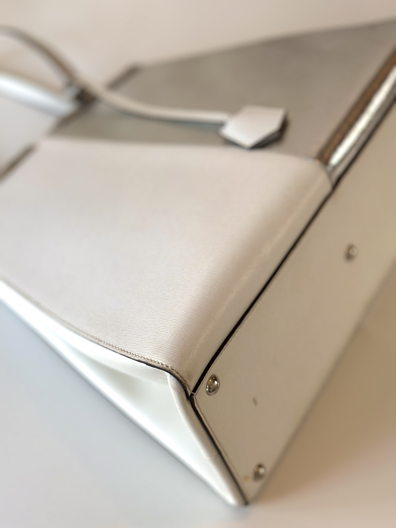 Fendi silver handbag - Image 7