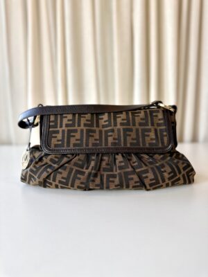 Fendi Zucca flap bag