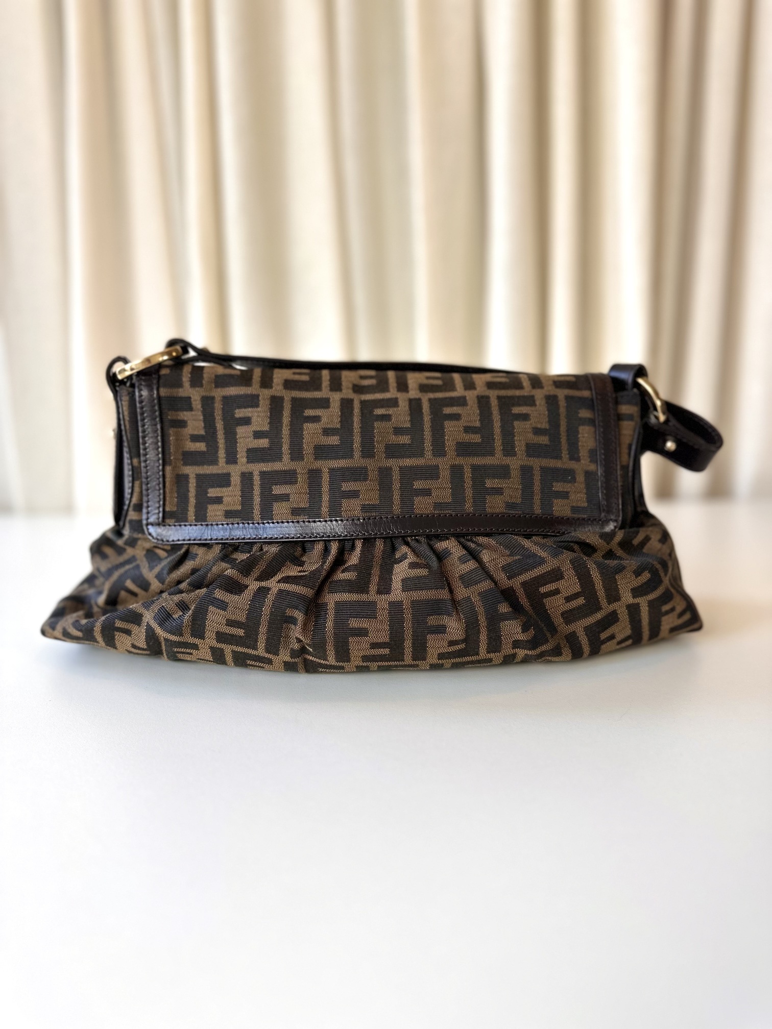 Fendi Zucca flap bag - Image 4