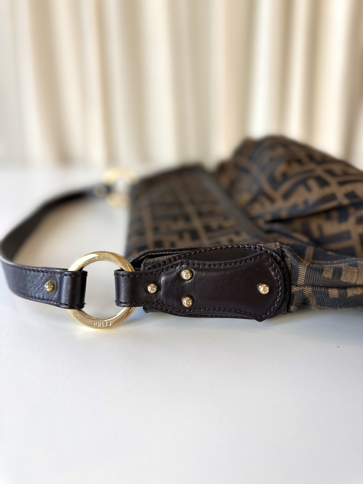 Fendi Zucca flap bag - Image 12