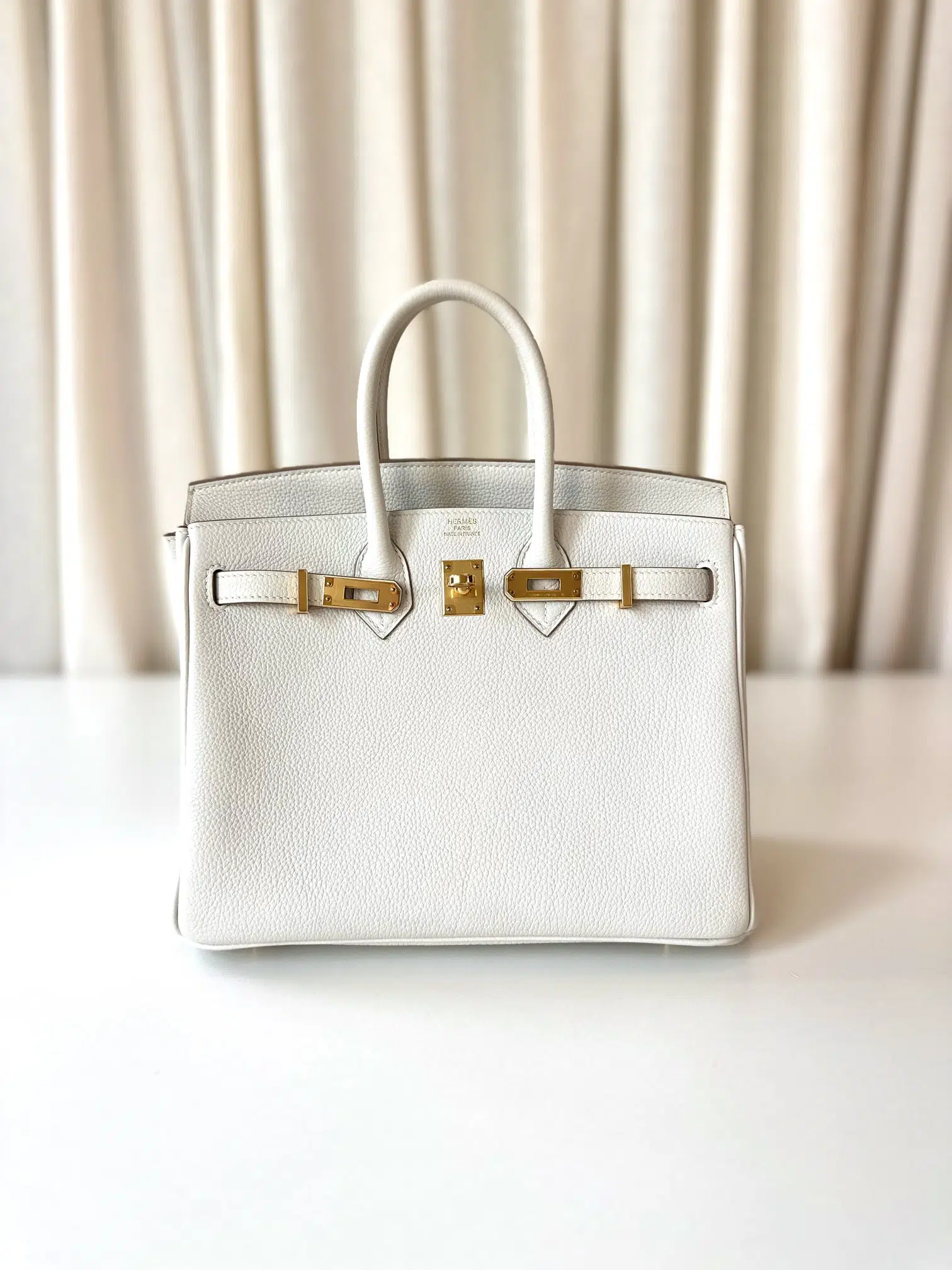 Hermes Birkin 25 Gris Pale - Image 3