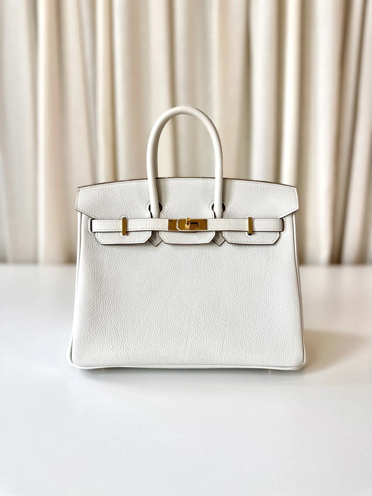 Hermes Birkin 25 Gris Pale