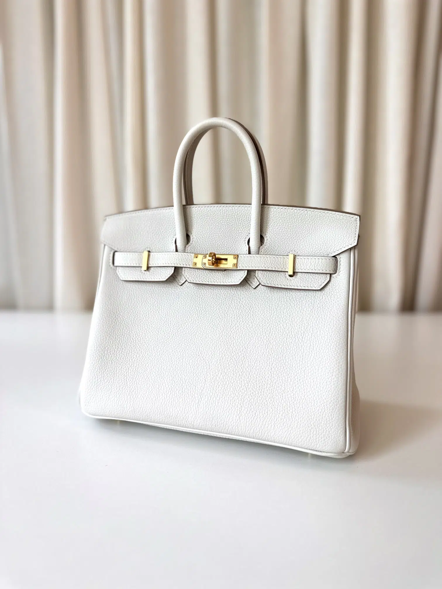 Hermes Birkin 25 Gris Pale - Image 2