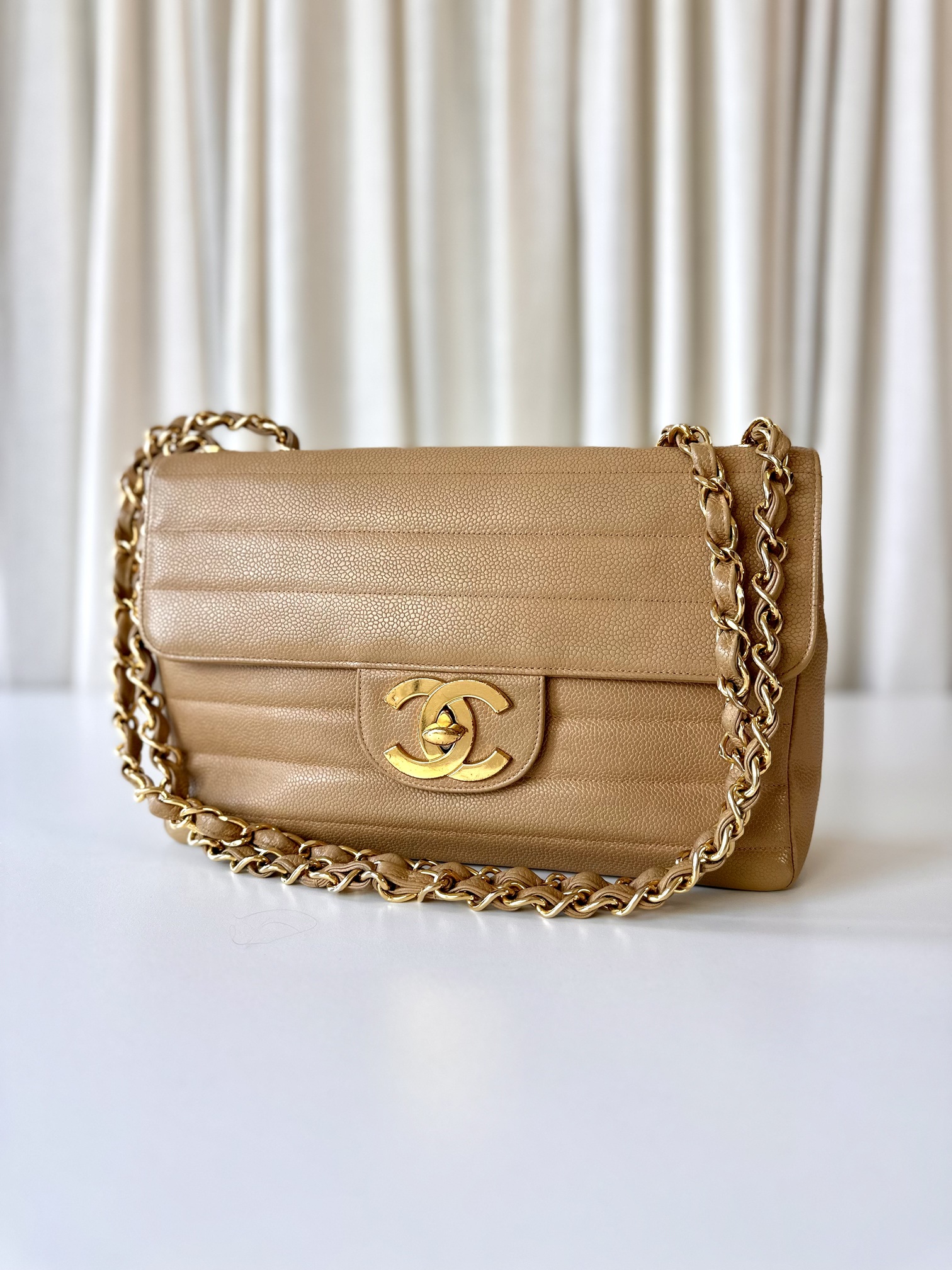 Chanel caviar vintage Jumbo - Image 3