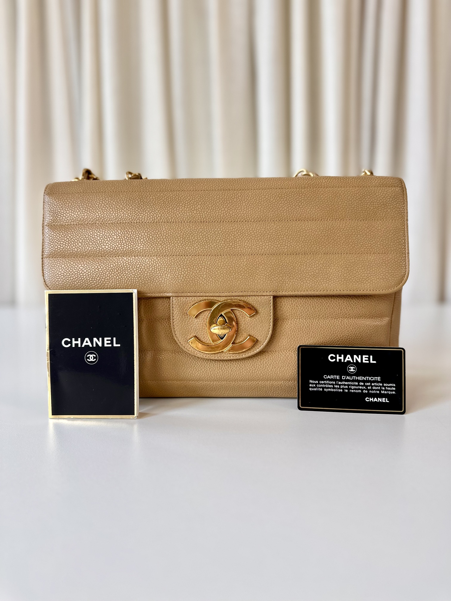 Chanel caviar vintage Jumbo - Image 11