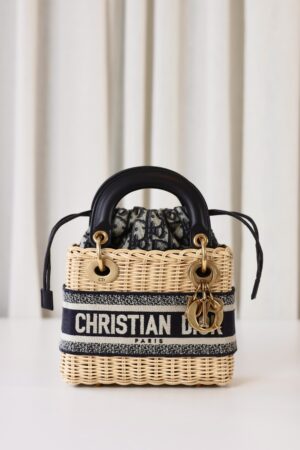 Lady Dior wicker small