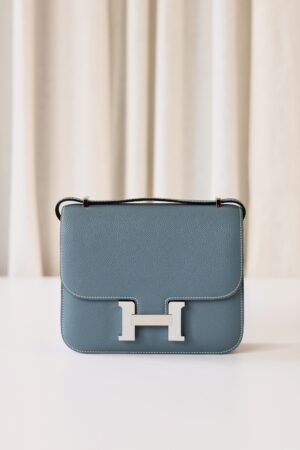 Hermes Constance 18 New Blue Jean