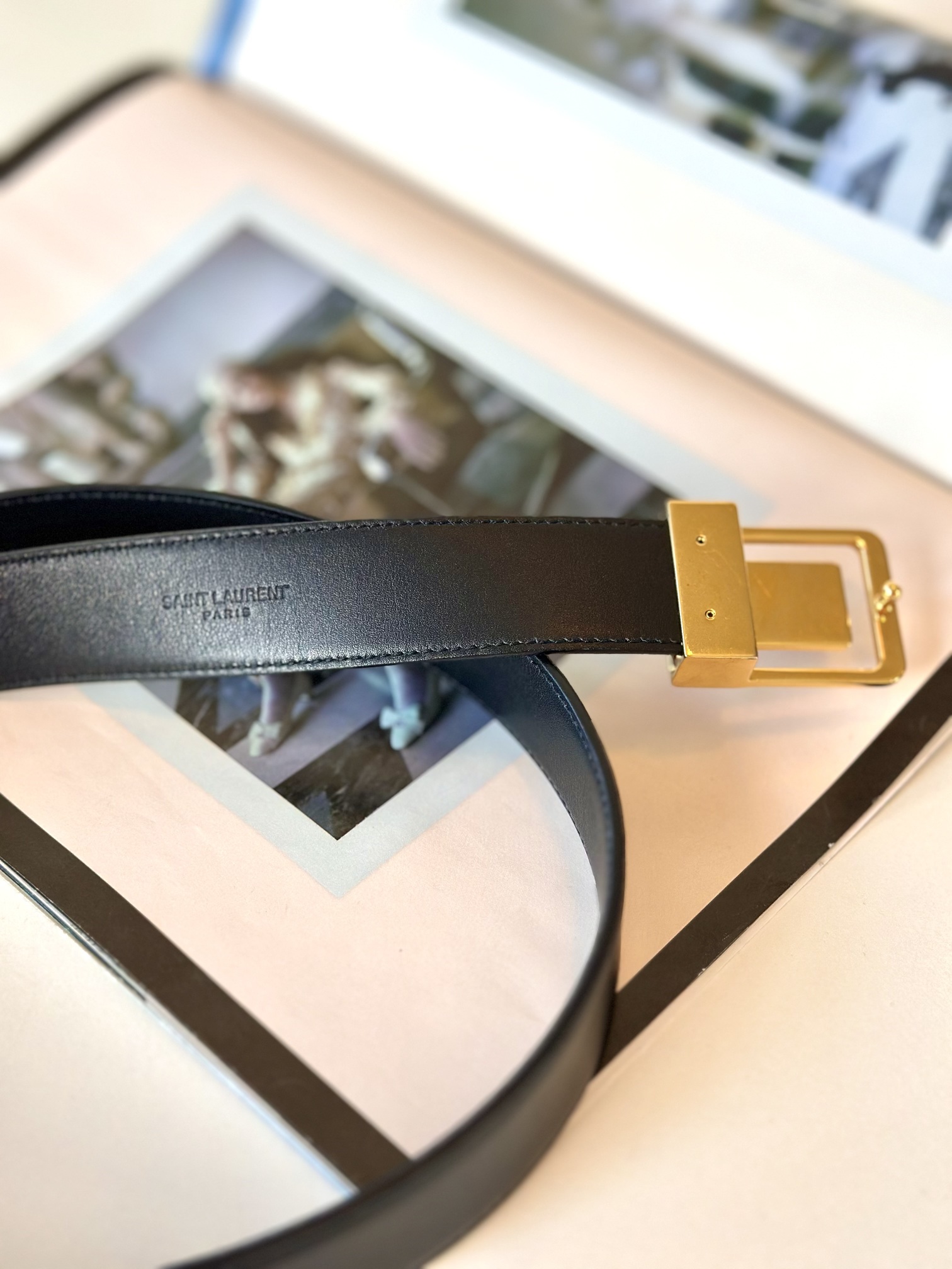 Saint Laurent LA 66 buckle belt - Image 4