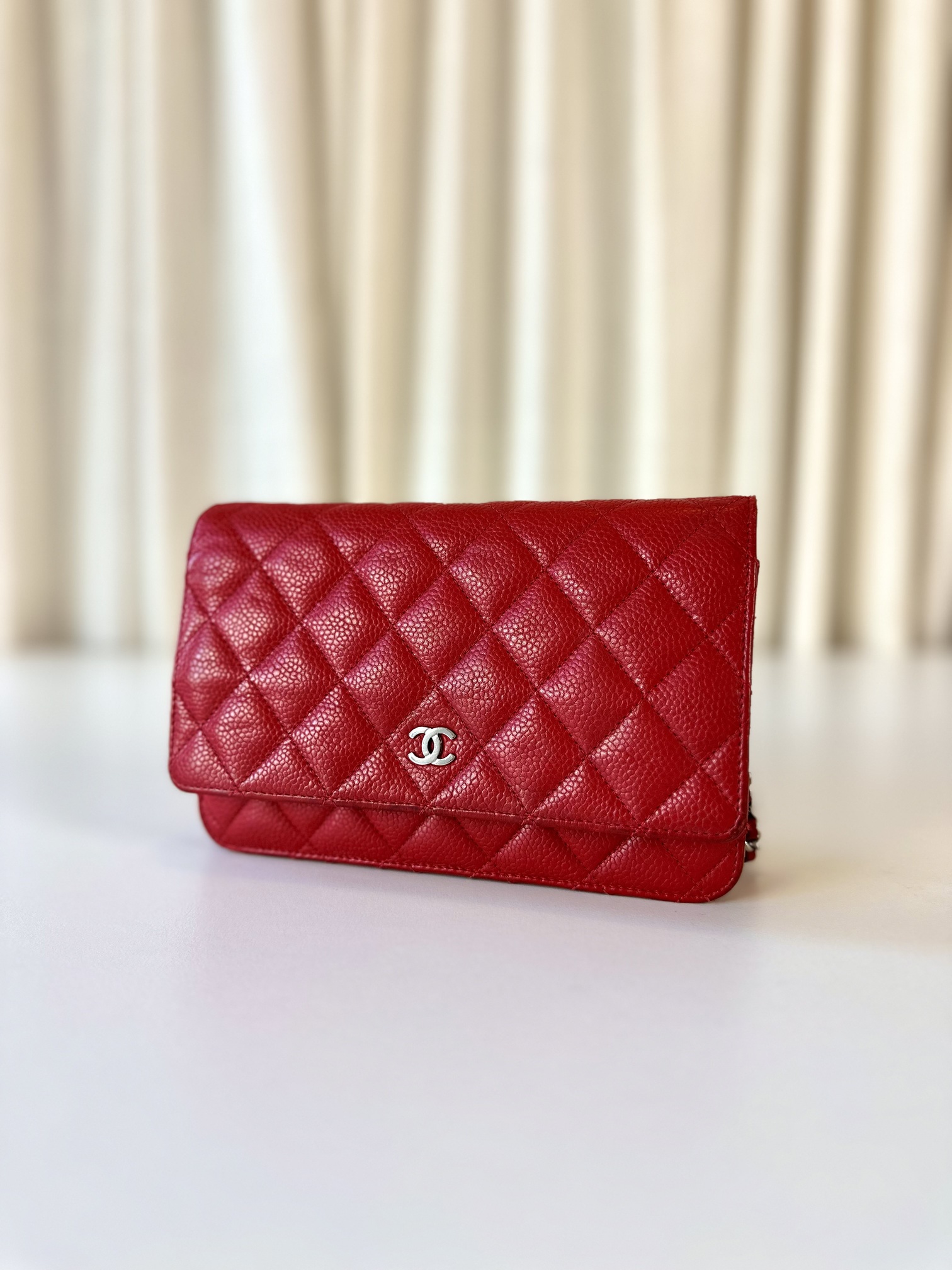 Chanel wallet on chain red - Image 2