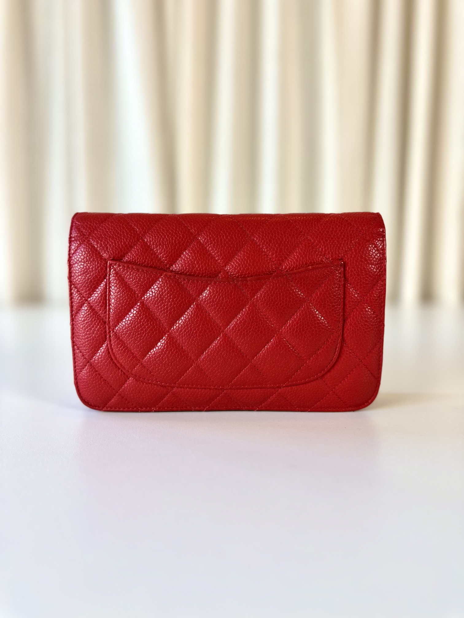 Chanel wallet on chain red - Image 5