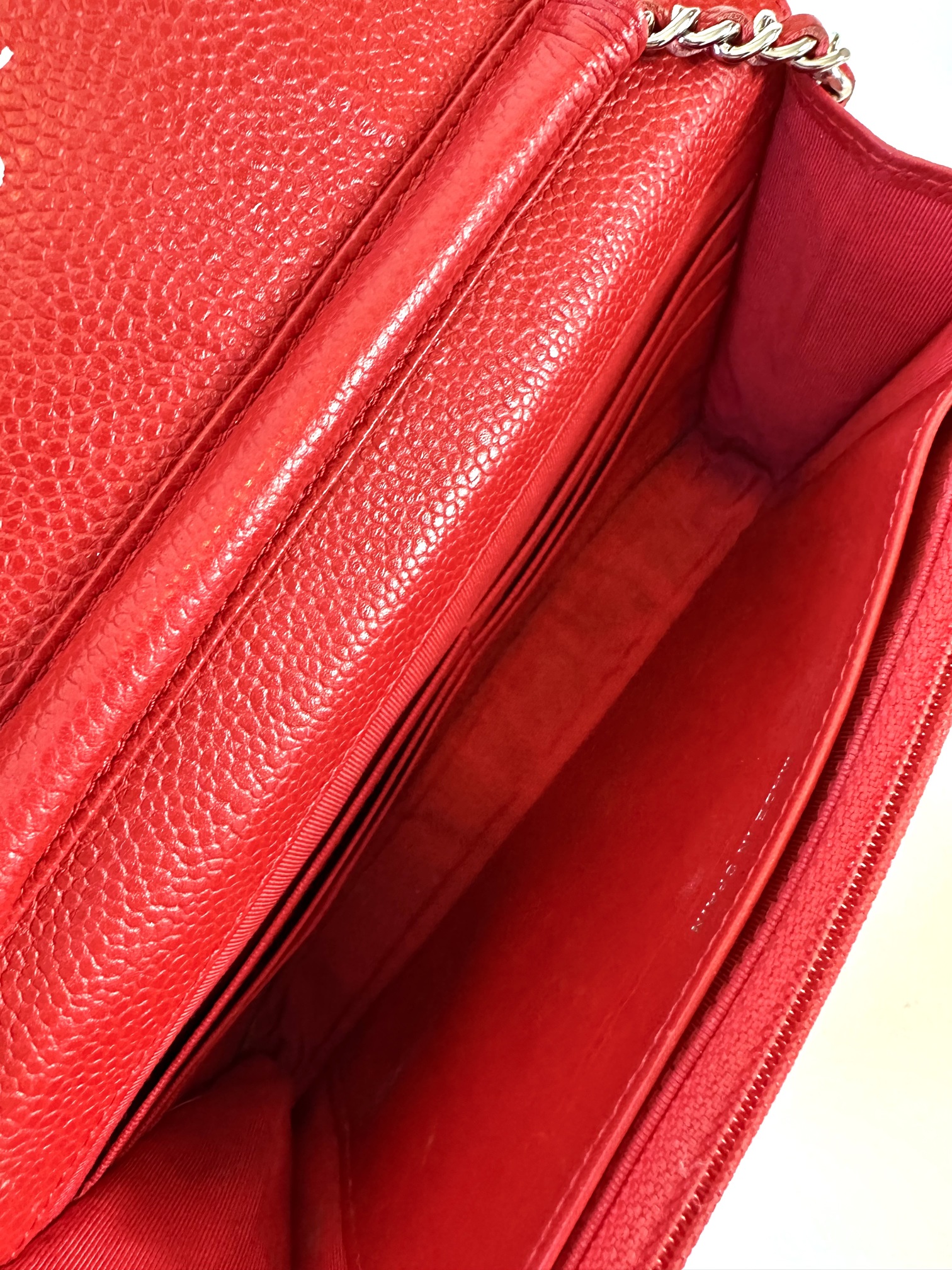 Chanel wallet on chain red - Image 12