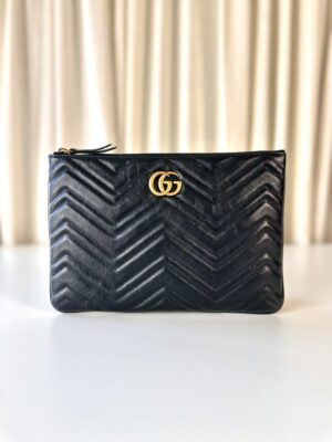 Gucci marmont clutch black
