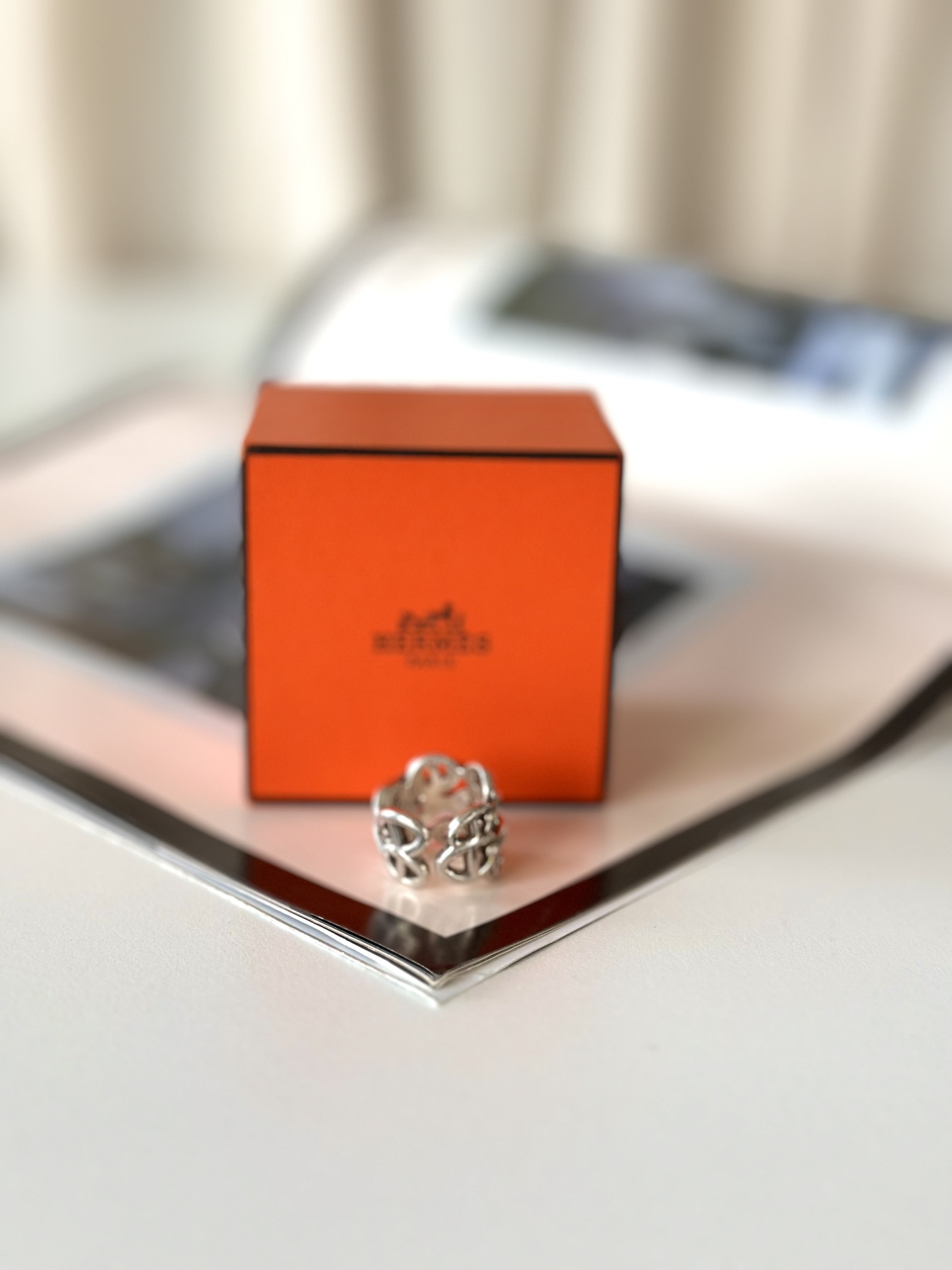 Hermes silver ring - Image 2