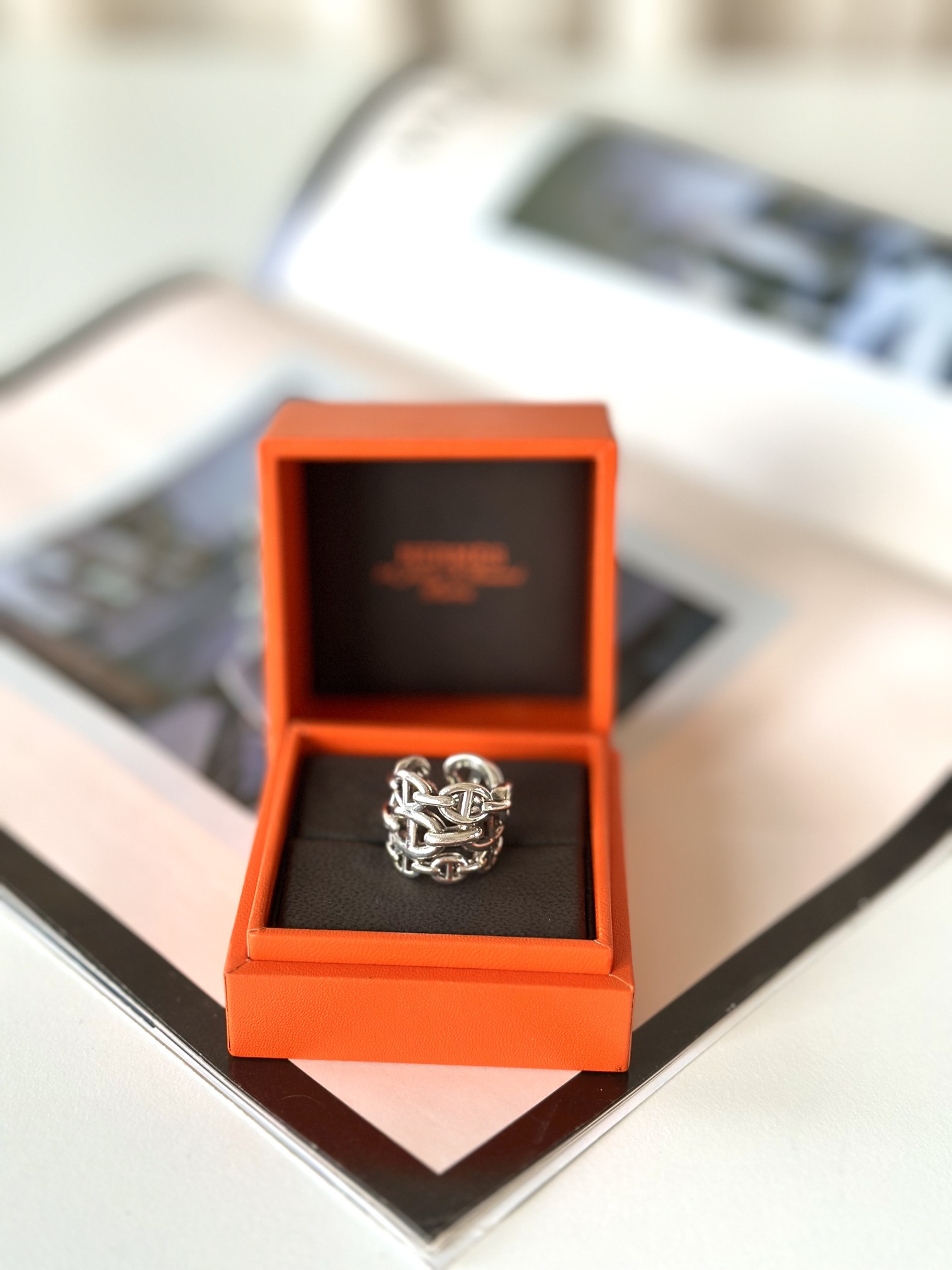 Hermes silver ring - Image 5