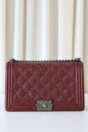 Chanel boy bag studs