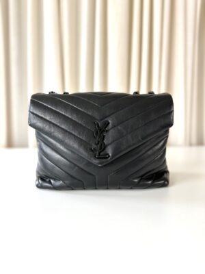 Saint Laurent Loulou large so black